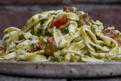 Lemon and Basil Sauce with Tagliatelle