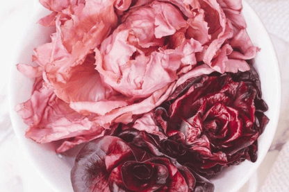 Radicchio rosa leaves