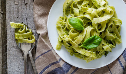 spinach pesto pasta