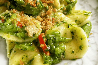 Vegan, super green orecchiette