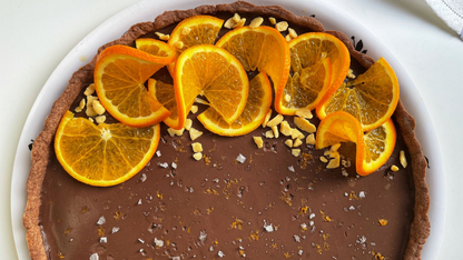 chocolate orange tart