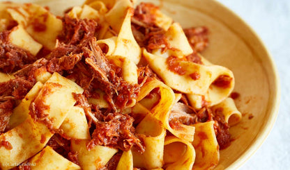 Braised Lamb ragu with pappardelle