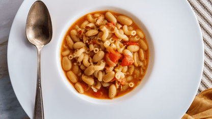 Pasta e Fagioli: Italian Pasta and Bean Soup