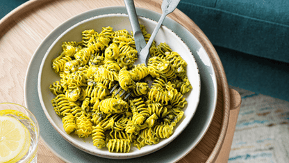 Radiatori with Fresh Pesto alla Genovese