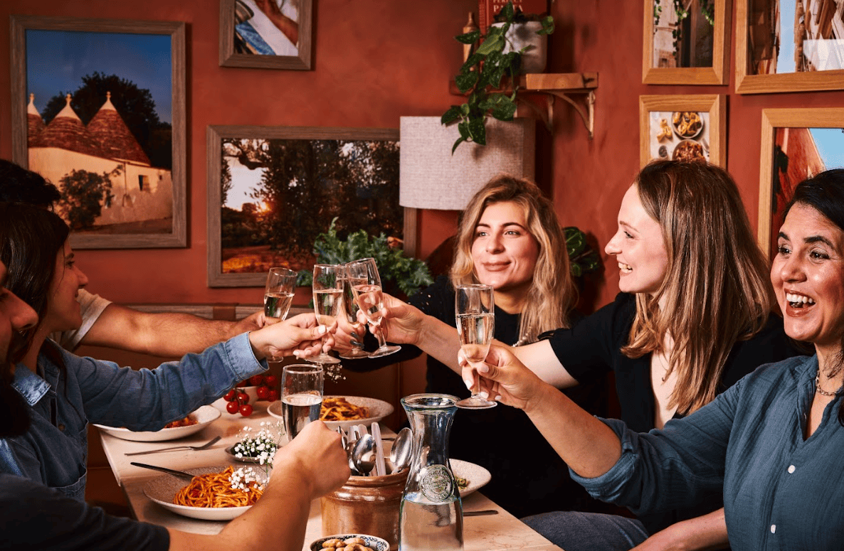 Dine in one of our fresh pasta restaurants