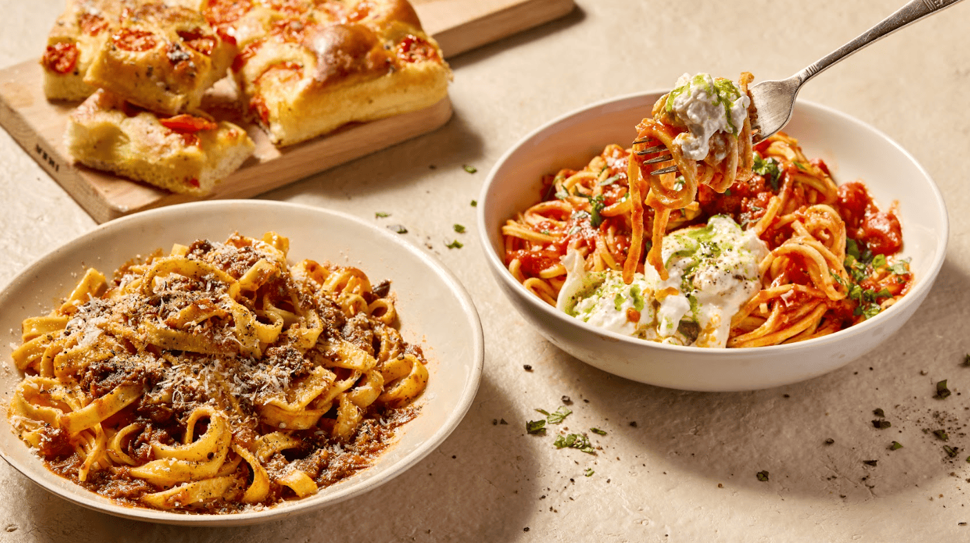 Enjoy our fresh pasta for delivery