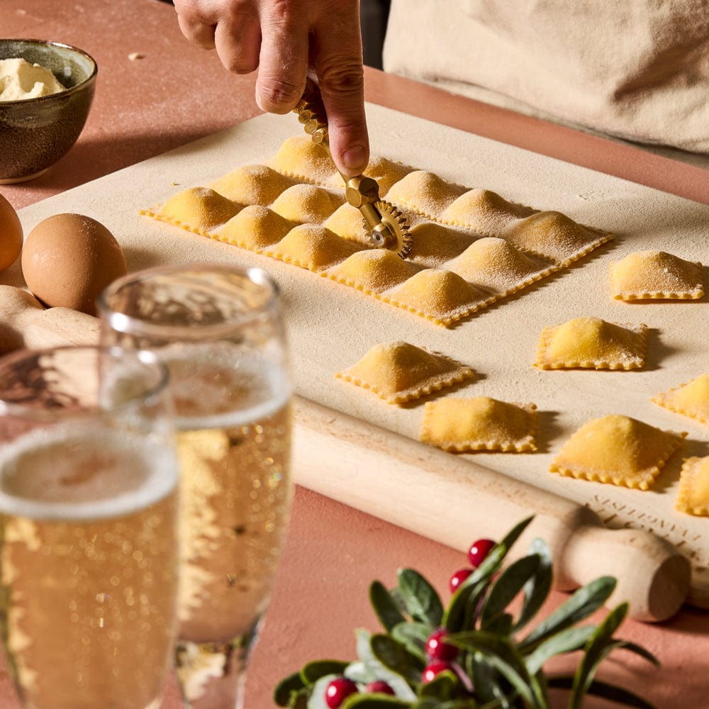 Pasta Evangelists Masterclass Limited edition Christmas pasta making: Pigs in Blankets Ravioli