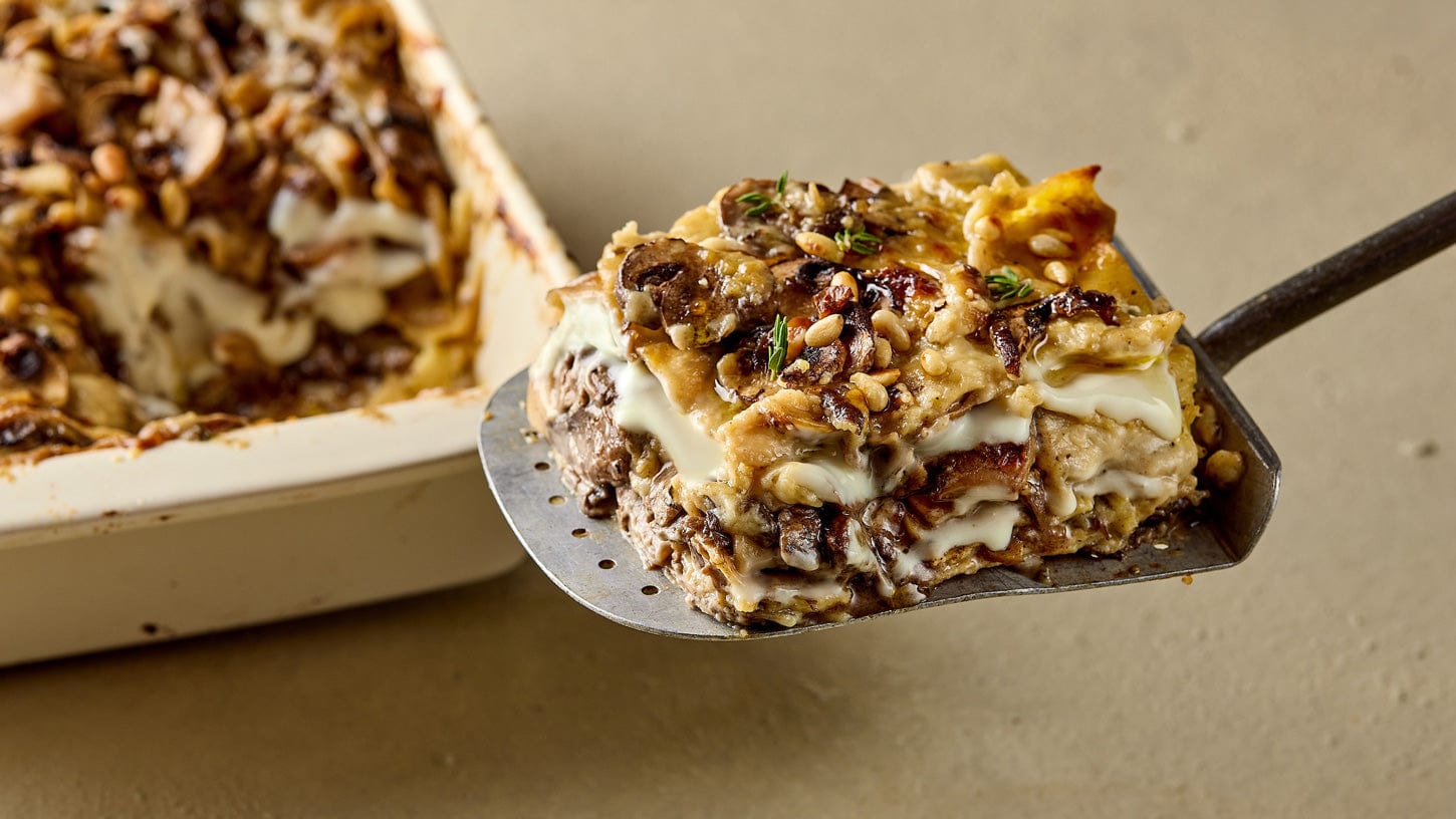 Mushroom lasagne Pasta Evangelists